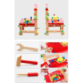 Puzzle d'aéronef à écrou à vis à vis en bois en bois jouet
